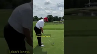 Spectators Heckle Donald Trump on Golf Course