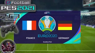 France Vs Germany UEFA Euro eFootball PES 2021 || PS3 Gameplay Full HD 60 Fps