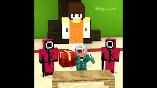 When Magician Plays Squid Game | Monster School Minecraft Animation #shorts