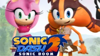 Sonic Dash 2: Sonic Boom: Sticks and Amy Gameplay