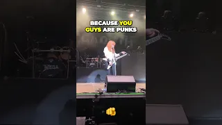 Dave Mustaine Kicks Security Out of Show #shorts #metal #music