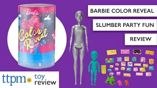 Barbie Color Reveal Slumber Party Fun Set from Mattel