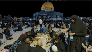 Al AQSA Mosque 21st Ramadan Sehri ||مباشر فی المسجد الاقصی المبارک رمضان ۲۱