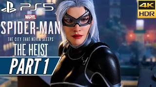 SPIDER-MAN REMASTERED (PS5) THE HEIST DLC Walkthrough Gameplay PART 1 [4K 60FPS HDR] - No Commentary