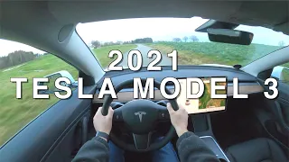 2021 Tesla Model 3 Long Range POV Review | Relaxed Drive in 4K by POVAuto