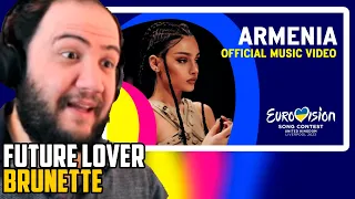 Brunette - Future Lover  Armenia 🇦🇲  Official Music Video Reaction | Eurovision 2023