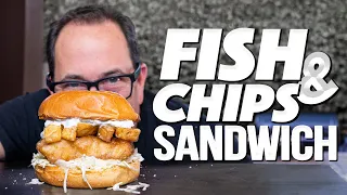 A NEW WAY TO EAT ONE OF MY FAVORITE THINGS...FISH AND CHIPS! | SAM THE COOKING GUY