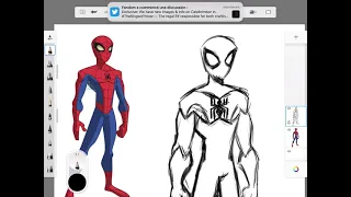 Spectacular Spider-Man Speedpaint Part 1: Sketching