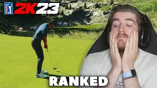 HEARTBREAKING LOSS IN RANKED - PGA TOUR 2K23 Gameplay