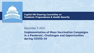 December 9, 2020: The Capitol Hill Steering Committee on Pandemic Preparedness & Health Security