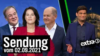 Extra 3 vom 02.09.2021 im Ersten | extra 3 | NDR