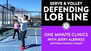 One-Minute Paddle — Defending the Down-The-Line Lob in Paddle
