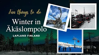 Lapland Fun things to do in winter -Äkäslompolo - Finland - Arctic Circle