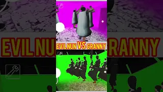 GRANNY VS EVIL NUN DANCE 💃 || KON ACHA DAMCE KIYA ? #shorts #viral #escape #granny #trending