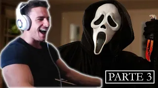 SUPER XANDÃO REAGINDO AO FILME DE TERROR PANICO 3 - MELHORES MOMENTOS PARTE 3