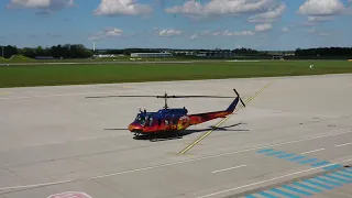 Huey Abschiedstour Laage - Bell UH-D1 - Eurofighter Typhoon