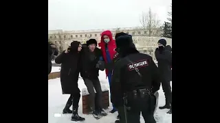 Красноярск: припадок во время шествия