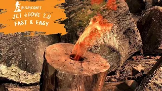 How to make a Swedish torch / rocket stove fast and easy full tutorial 2022