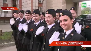 Украшением Парада Победы в Казани стал женский расчёт Всероссийского университета юстиции