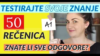 TEST ZA NIVO A1 - ZNATE LI SVE ODGOVORE?