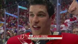 Team Canada - Golden Goal and Crosby's On-Ice Interview