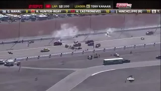 (HD) Indy Car's Dan Wheldon Fatal Crash Live with replays R.I.P Dan Wheldon