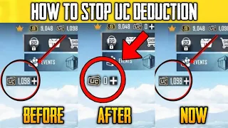 HOW TO STOP UC DEDUCTION IN BGMI ? HOW TO STOP AUTOMATIC UC REDUCTION IN BGMI, BGMI NEW TRICK FOR UC