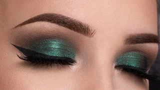 Metallic Green Smokey Eyes | Makeup Tutorial