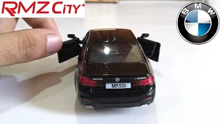 BMW M550i Black Alloy Diecast Model Car by RMZ City UNI Fortune - 1:36 Scale | Miniature Automobiles