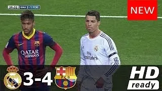 Real Madrid vs Barcelona 3-4 (Liga BBVA) - All Goals & Extended Highlights 23/03/2014 HD