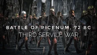 Battle of Picenum, 72 BC | Spartacus | Third Servile War | Part 2