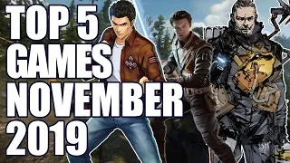 Top 5 NEW Games of November 2019