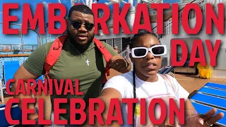 Embarkation Day | Boarding The Carnival Celebration￼￼