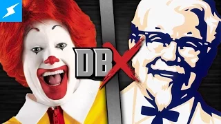 Ronald McDonald VS Colonel Sanders (McDonald's vs KFC) | DBX