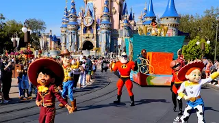 New Disney Adventure Friends Cavalcade at Magic Kingdom in 4K | Walt Disney World 50th Anniversary