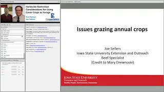 Herbicide Restriction Considerations for Using Cover Crops as Forage - Farminar