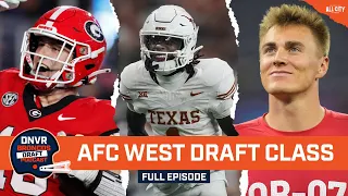 How Bo Nix and the 2024 Broncos Draft Class stacks up with the rest of the AFC West?