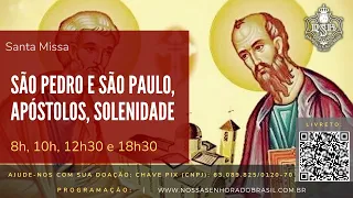 Missa ao vivo (Domingo 04/07/2021) às 10h online – Nossa Senhora do Brasil