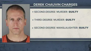 Derek Chauvin found guilty on all 3 charges in death of George Floyd