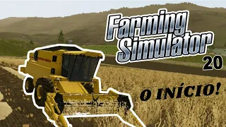 Iniciando farming simulator 20 --ep 01-- a primeira colheita e a primeira  compra cultivador FB 3000