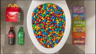 M&M's, McDonald's, Skittles and Pepsi in the Hole with Orbeez, Popular Sodas & Mentos