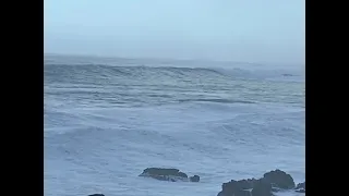 Bombs at Waimea Bay Shorebreak