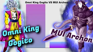 Omni King Gogito VS MUI Archon | Power Levels