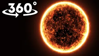 VR 360 Video - Sun Journey Solar System Planets View in Virtual Reality video