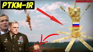 The Latest Russian Jumping Anti-Tank Mine 'PTKM-1R' Shocked Western Military in Ukraine!