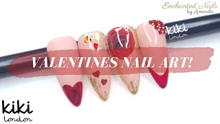 Valentines Nail Art using Kiki London Gel Polish ♥️ Gel Polish Tutorial