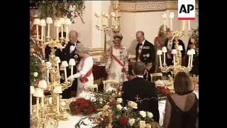Norwegian royals at Camilla's first banquet as Duchess
