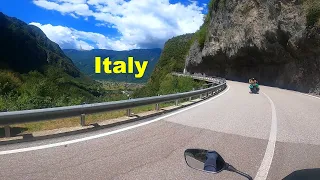 Мото подорож Італійськими краєвидами/Motorcycle trip through the Italian mountains