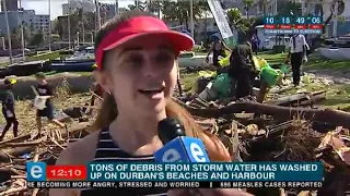 Clean up operations in Durban