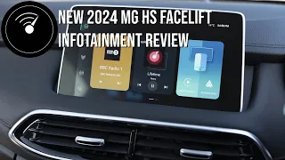 New 2024 MG HS Facelift Infotainment System Review